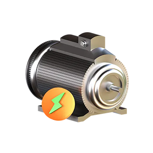 采用高功銅制電機