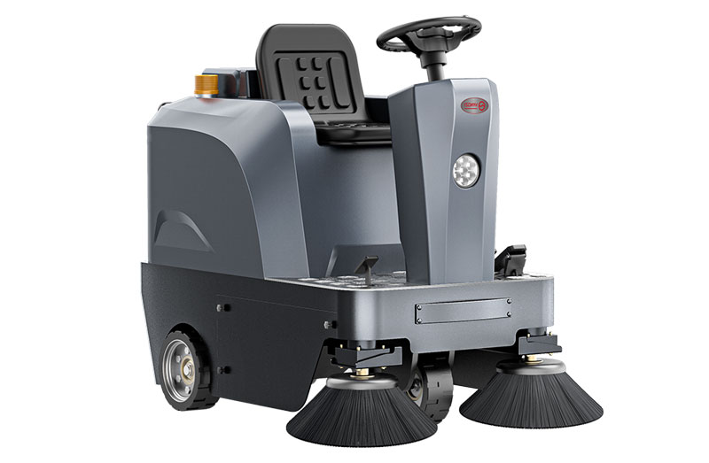 使用工業(yè)掃地機(jī)和洗地機(jī)保持學(xué)校走廊清潔 使用工業(yè)掃地機(jī)和洗地機(jī)保持學(xué)校走廊清潔